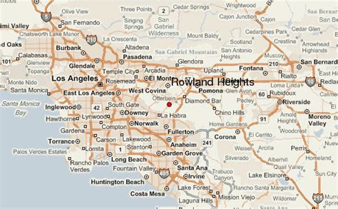 rowland heights ca map